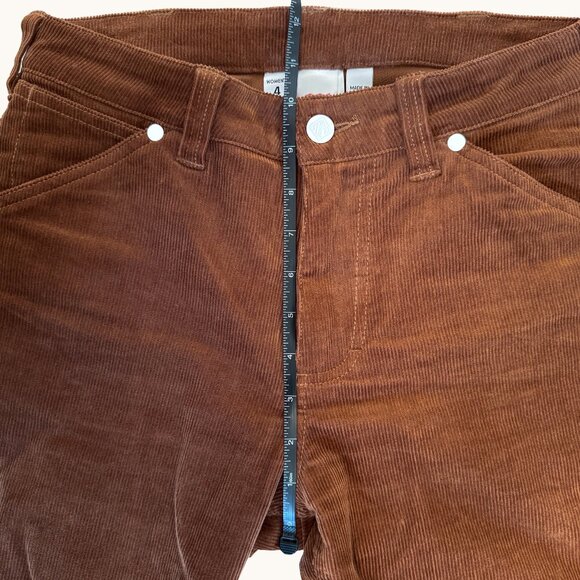 Topo Designs Brown Corduroy Pants Women's Size 4 - Picture 12 of 14